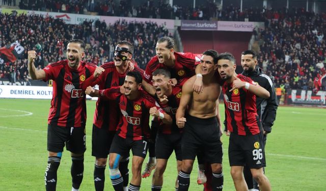 Eskişehirspor'dan muhteşem galibiyet
