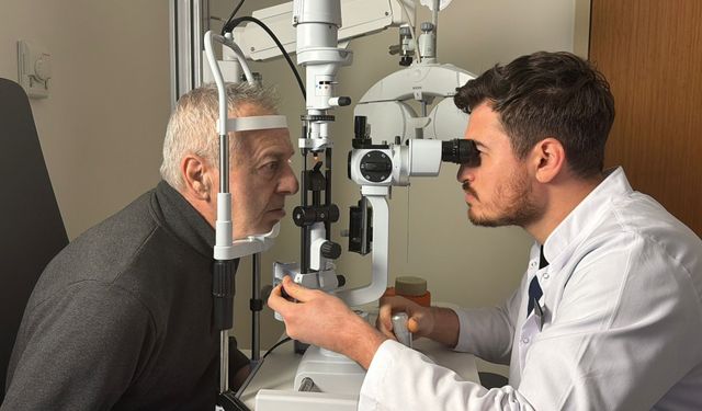 Sol gözü görmeyen hasta Eskişehir'de yapılan kornea nakli sayesinde iyileşti