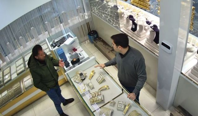 Eskişehir’de Sahte Altın Dolandırıcılığı Kamerada: Pazarlık Bile Yaptı