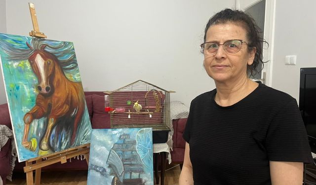 Depreme Resim Yaparken Yakalandı: “Fırçam Beni Hayata Bağladı”