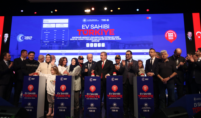 Eskişehir’de TOKİ 500 Bin Sosyal Konut hak sahipleri belli oldu