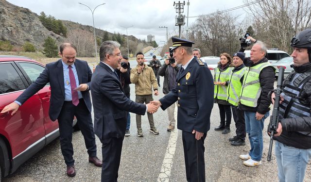 Vali Yılmaz Sahada: Bayramda Güvenlik Mesajı Verdi