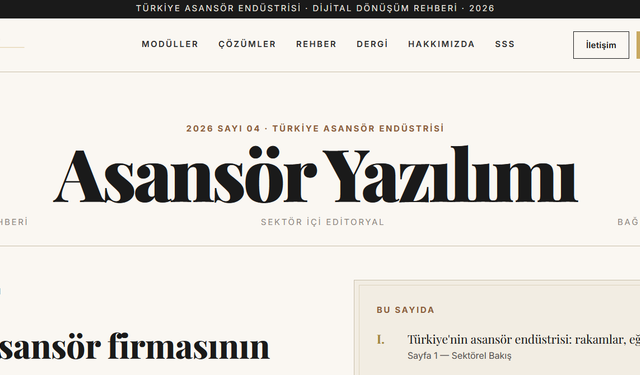 Asansortakipprogrami.com ile Dijital Asansör Yönetiminde Yeni Dönem