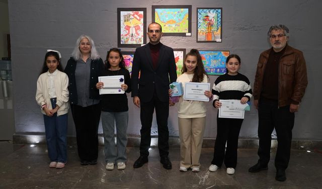 Odunpazarı’nda çocukların hayalleri Çağdaş Sanatlar Galerisi’nde sergileniyor