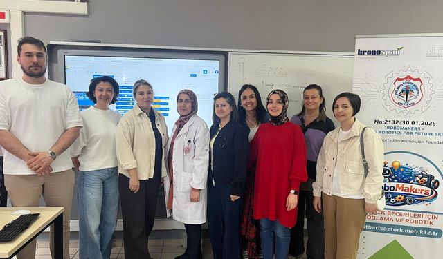Şehit Barış Öztürk Ortaokulunda RoboMakers Laboratuvarı Kuruldu