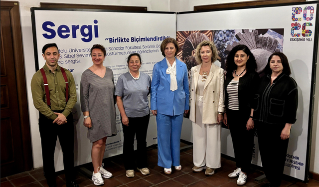 Eskişehir'de "Birlikte Biçimlendirdik" seramik sergisi kapılarını açtı