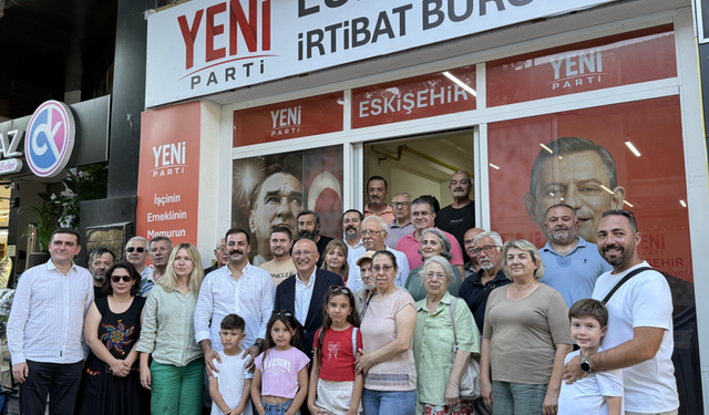 YENİ Parti Genel Başkan Yardımcısı Utku Çakırözer Eskişehir İrtibat Bürosu’nu Ziyaret Etti