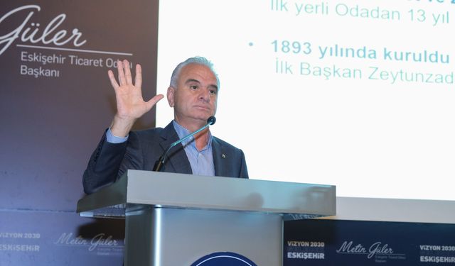 Güler yeni yol haritasını “Vizyon 2030: Gelecek Eskişehir” mottosuyla açıkladı