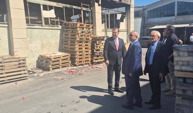 MHP Eskişehir Heyetinden Baksan Sanayi Sitesi’ndeki Yangın Bölgesine Geçmiş Olsun Ziyareti