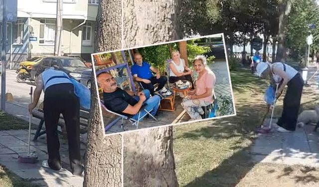 Gönüllülerden Park Temizliği