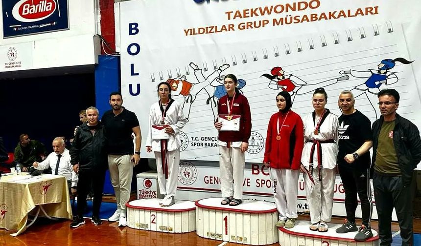 Taekwondo turnuvasında Eskişehir’e 3 madalya