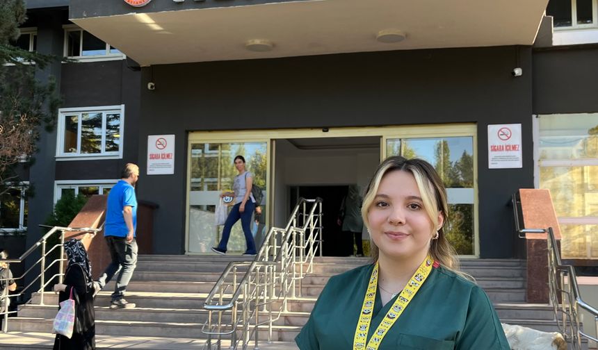 ESOGÜ Hastanesi'nde personel olarak çalışırken tıp fakültesini kazandı