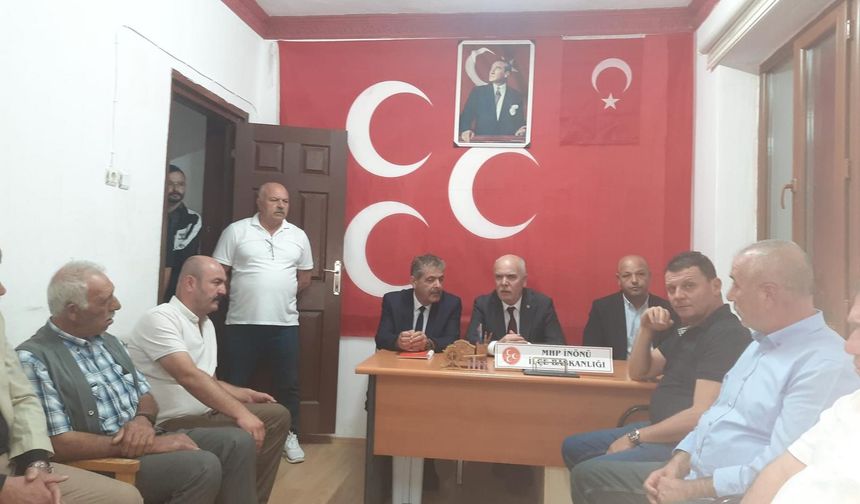 MHP İl Başkanı Candemir’den İnönü’ye ziyaret