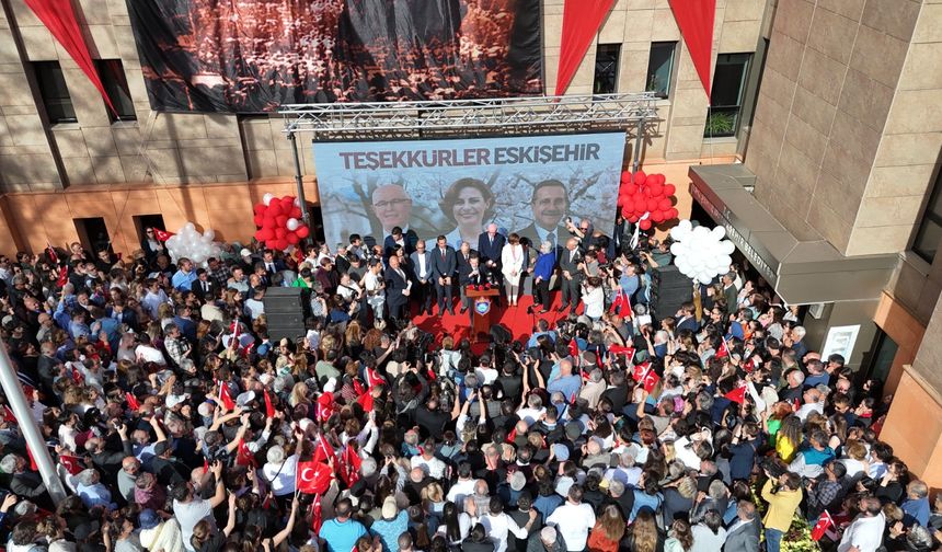 Eskişehir'in başkanlarına coşkulu karşılama