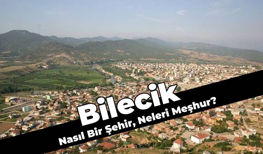 Eski Adıyla Ertuğrul Olan Bilecik Nasıl Bir Şehir? Bilecik'in En Meşhur Yönleri