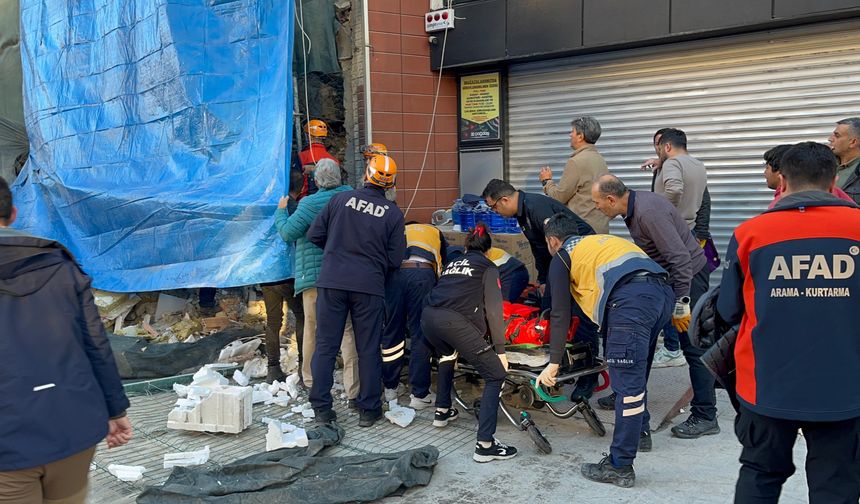 Eskişehir'de kentsel dönüşüm çalışmasında göçük: 2 işçi yaralandı