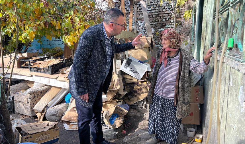 Ahmet Sivri, Pembegül Teyzeyi Ziyaret Ederek Yardım Sözü Verdi