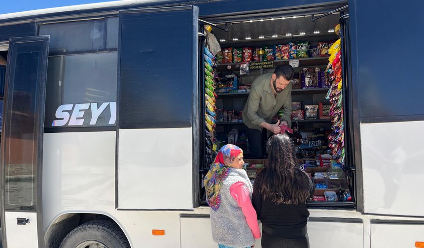 Eskişehir’de 40 köyün umudu: seyyar market otobüsü