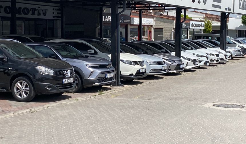 İkinci el araç piyasasında durgunluk devam ediyor
