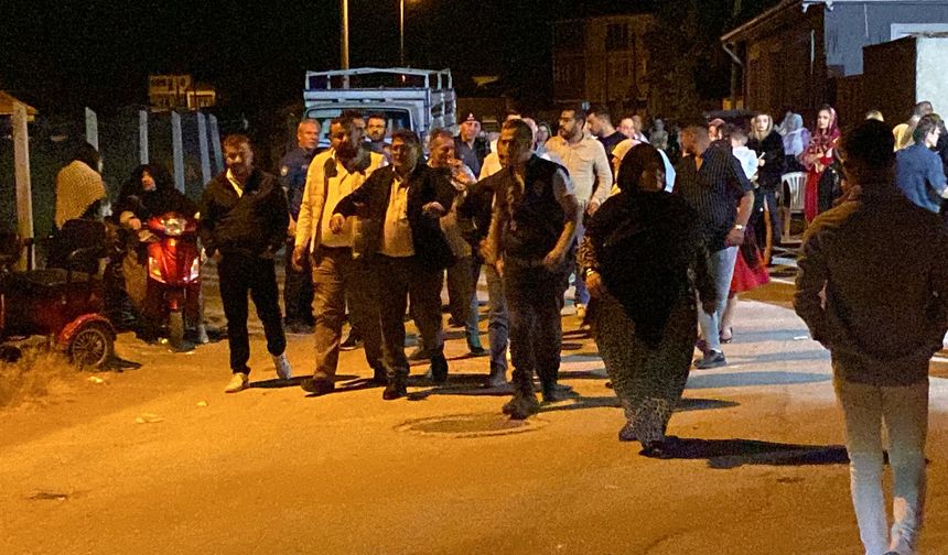 Sokak düğününde yorgun mermi kadının göğsüne isabet etti