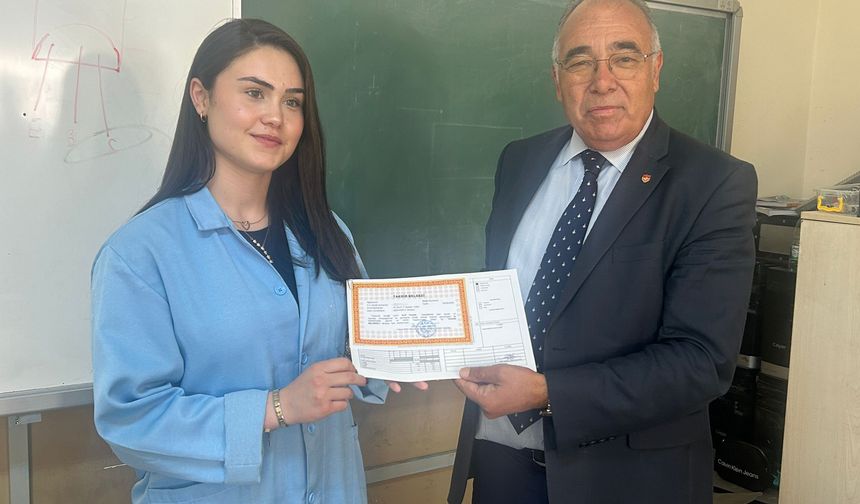 Anadolu lisesini bıraktı meslek lisesinde birinci oldu