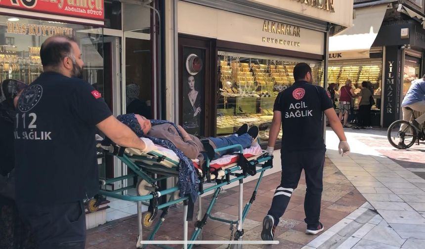 Aniden bayılan şahıs korkuttu