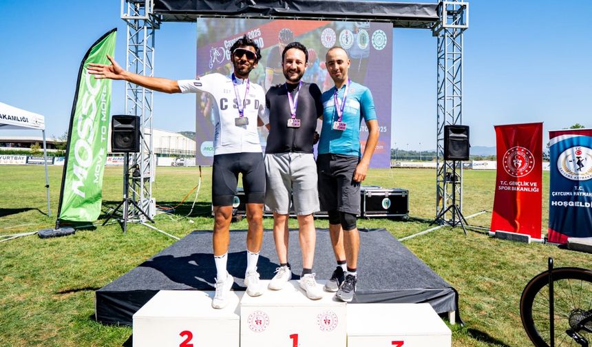 Çaycuma Granfondo’da Eskişehirli sporcu kürsüye çıktı