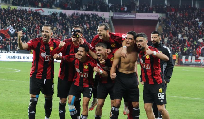 Eskişehirspor'dan muhteşem galibiyet