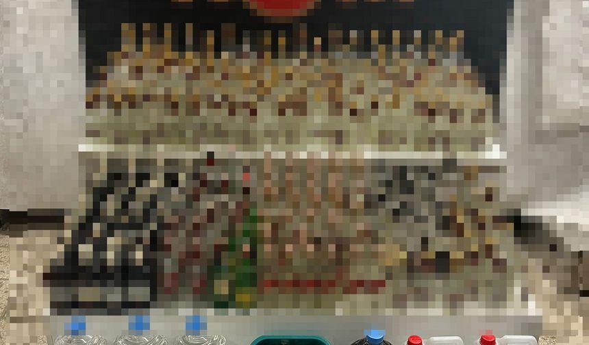 Sahte alkol operasyonu: Evler imalathaneye dönmüş