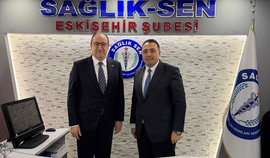 Dündar Ünlü’den Sağlık-Sen’e Anlamlı Ziyaret