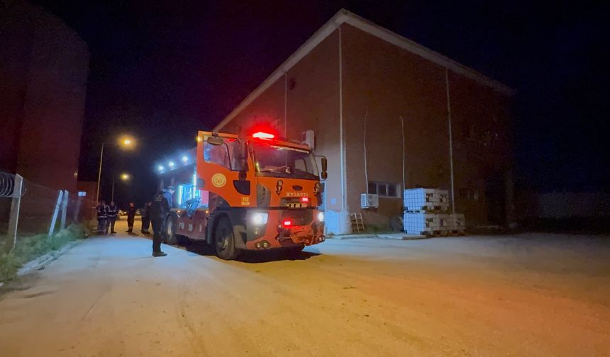 ESKİ Arıtma Tesisinde Korkutan Elektrik Panosu Yangını
