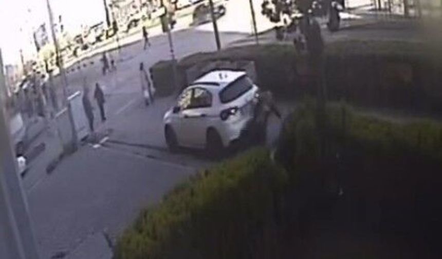 Eskişehir’de Otomobilin Yayayı Ezdiği Dehşet Anları Kamerada