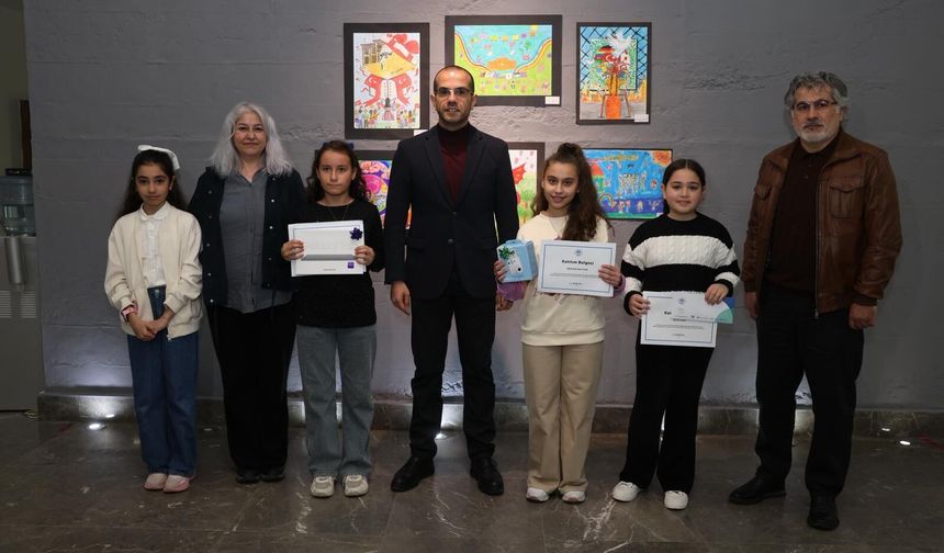 Odunpazarı’nda çocukların hayalleri Çağdaş Sanatlar Galerisi’nde sergileniyor