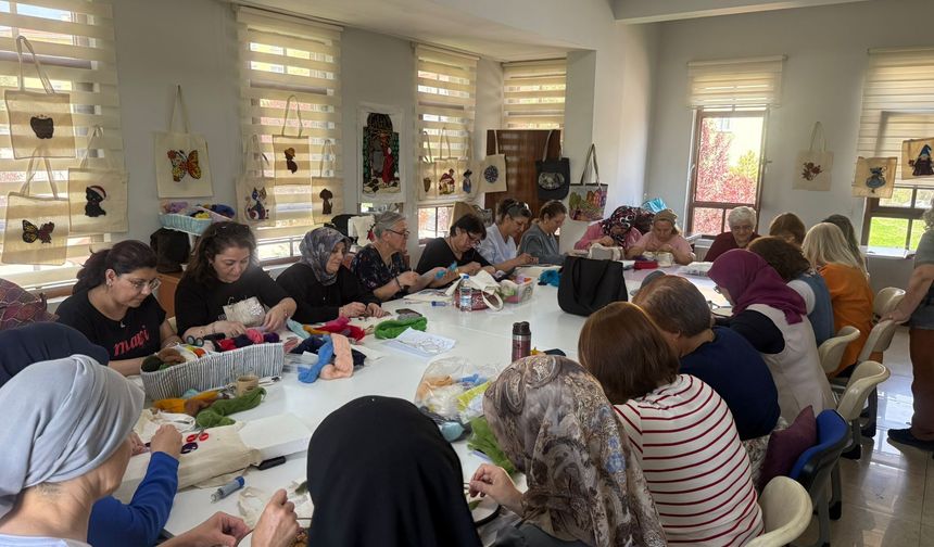 Odunpazarı Belediyesi kursiyerlerinden LÖSEV için anlamlı destek