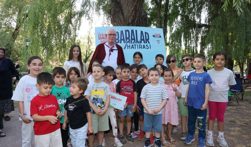 Eskişehir'de babalar ve çocukları Süper Baba Parkuru'nda yarıştı