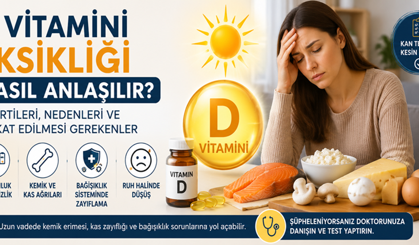 D Vitamini Eksikliği Nasıl Anlaşılır? Belirtileri, Nedenleri ve Dikkat Edilmesi Gerekenler