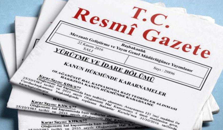 Dev torba kanun yürürlüğe girdi