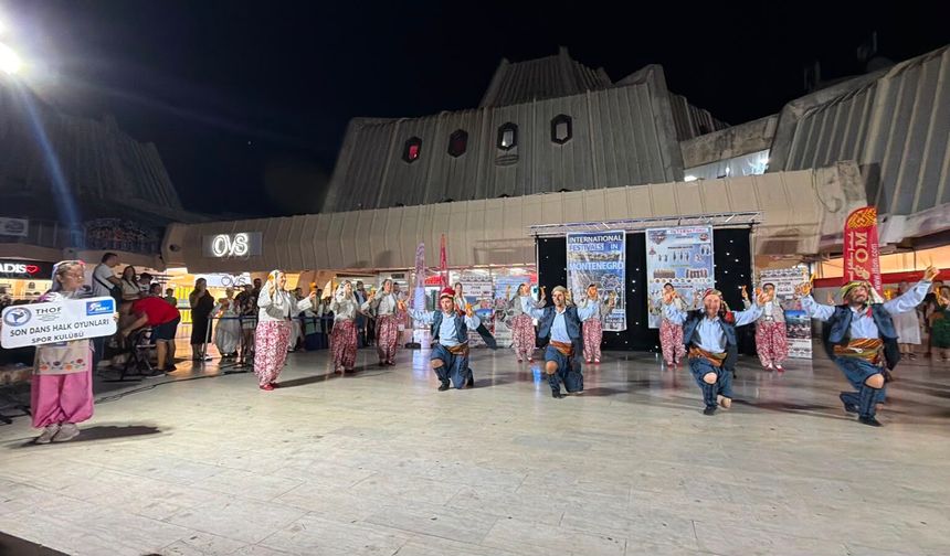 Son Dans Halk Oyunları Kulübü Karadağ’daki Uluslararası Festivalde Türkiye’yi Temsil Etti