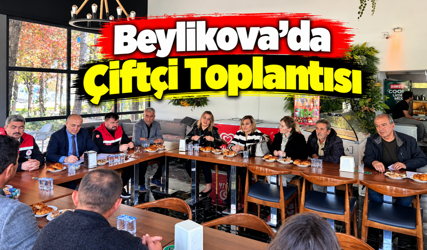 Beylikova'da Çiftçi Toplantısı