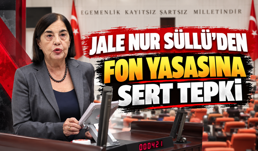 Jale Nur Süllü'den Fon Yasasına Sert Tepki