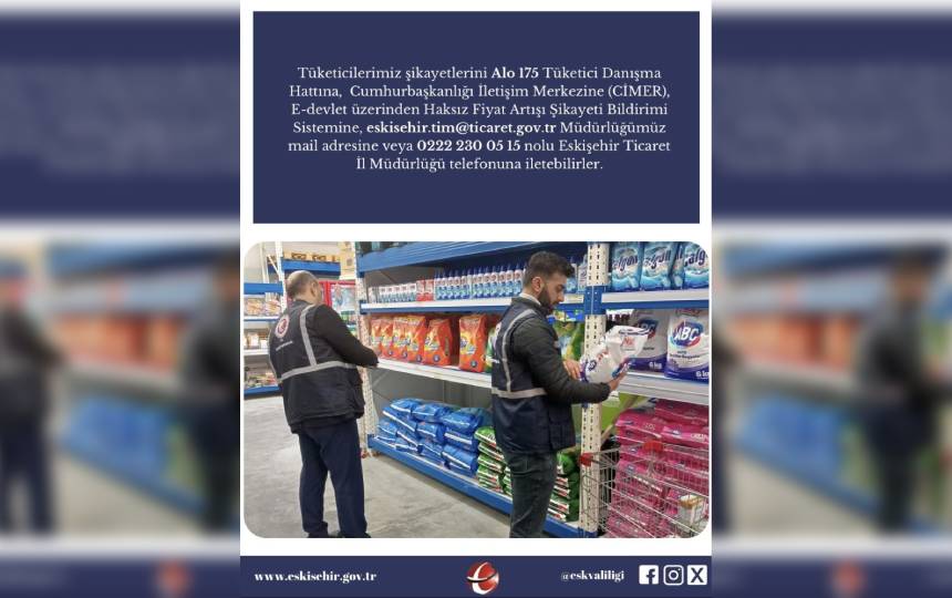 Eskisehirde Ticaret Il Mudurlugunce Denetimlerde 161 Bin Tl Para Cezasi Kesildi (1)