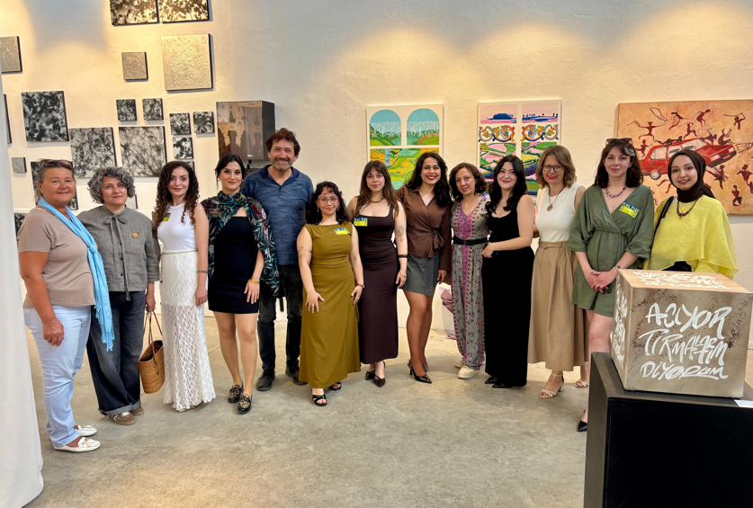 Eskişehir'de "Flux Plus" sergisi The Key Art Galeri'de kapılarını açtı