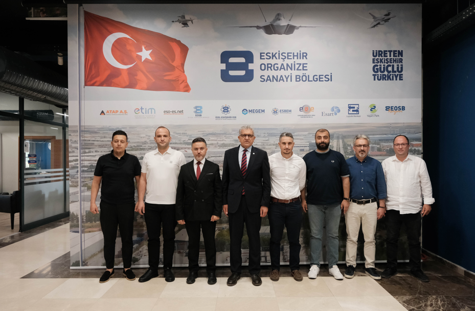 Gediz OSB heyetinden Eskişehir OSB’ye tecrübe ve iş birliği ziyareti