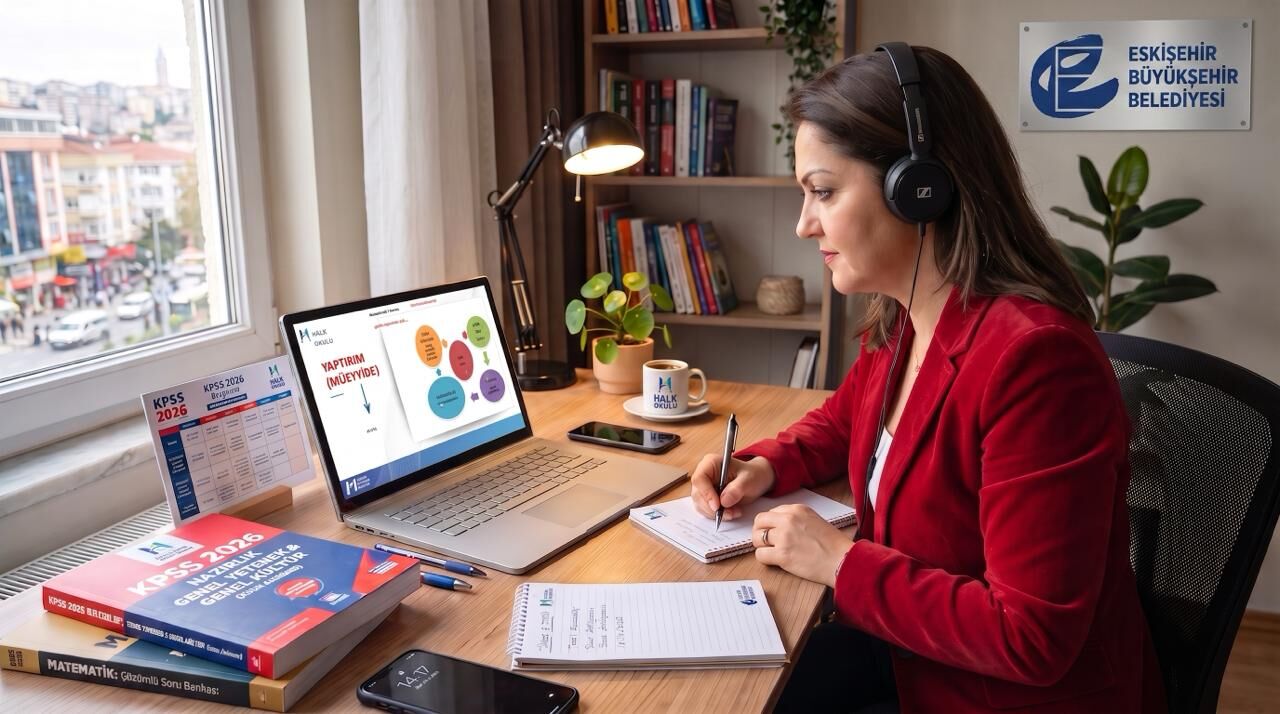 Büyükşehir Belediyesi'nden KPSS adaylarına online eğitim desteği