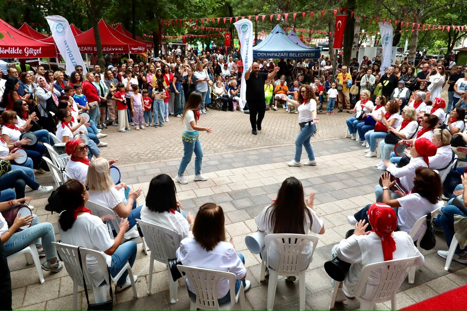 Odunpazarı'nda 30 Ağustos Zafer Bayramı Kanlıkavak Parkı'nda Coşkuyla Kutlandı