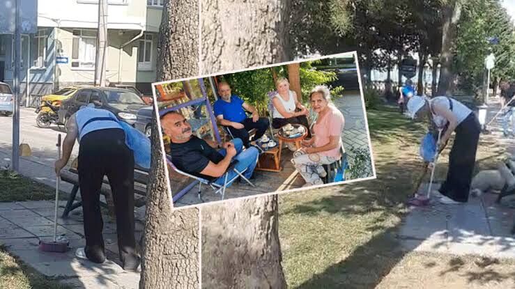Gönüllülerden Park Temizliği